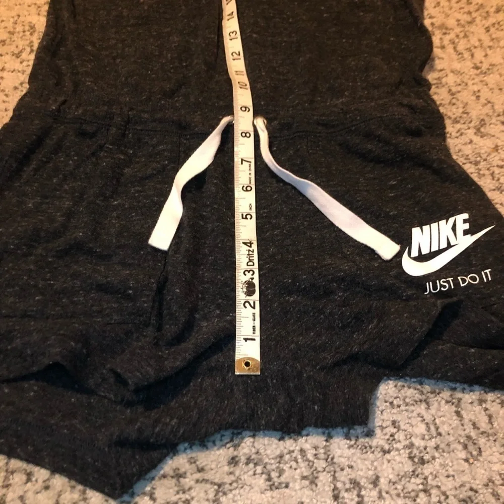 Nike “Just Do It” Dark Gray Sleeveless Romper Size XS